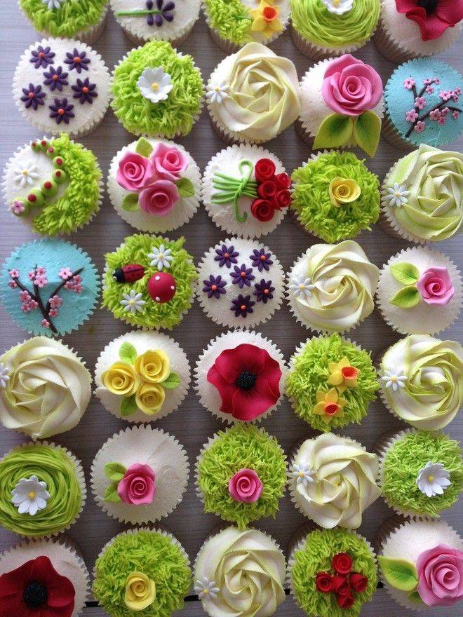 Flower Garden Cupcakes Delightful E Made