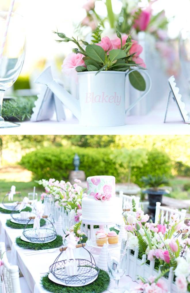 Pink Garden Party Nd Birthday Garden Party Birthday