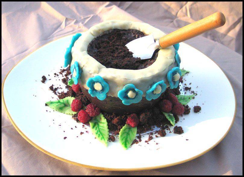 Easter Garden Patch Dirt Cake