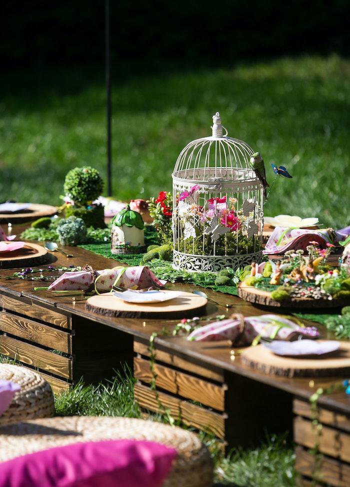 Karas Party Ideas Enchanted Fairy Garden Birthday Party