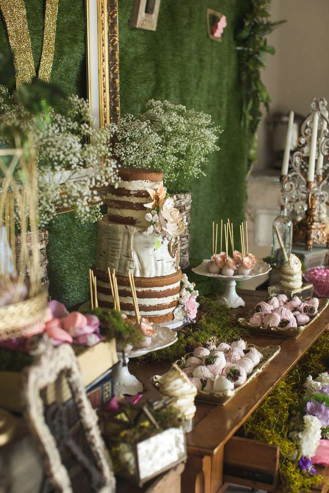Enchanted Garden Dessert Table Garden Party Decorations