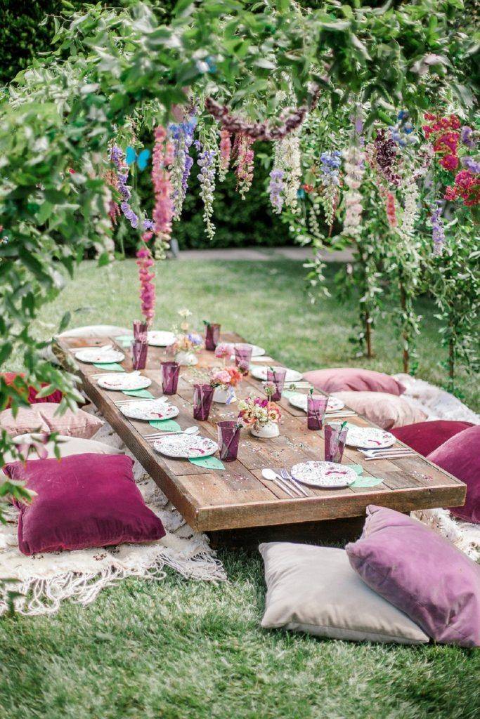Karas Party Ideas Vintage Enchanted Garden Birthday Party