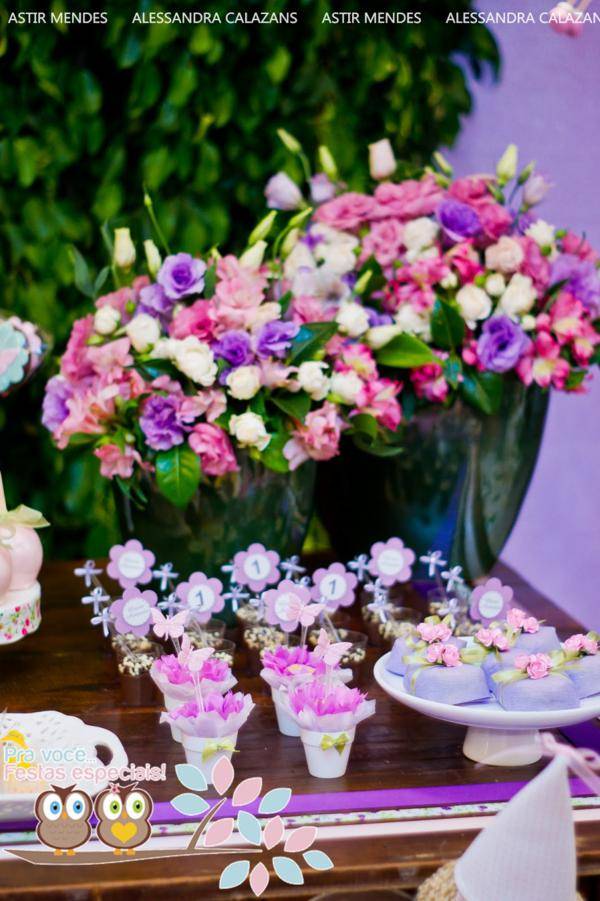 Karas Party Ideas Fancy Flower Garden Birthday Party