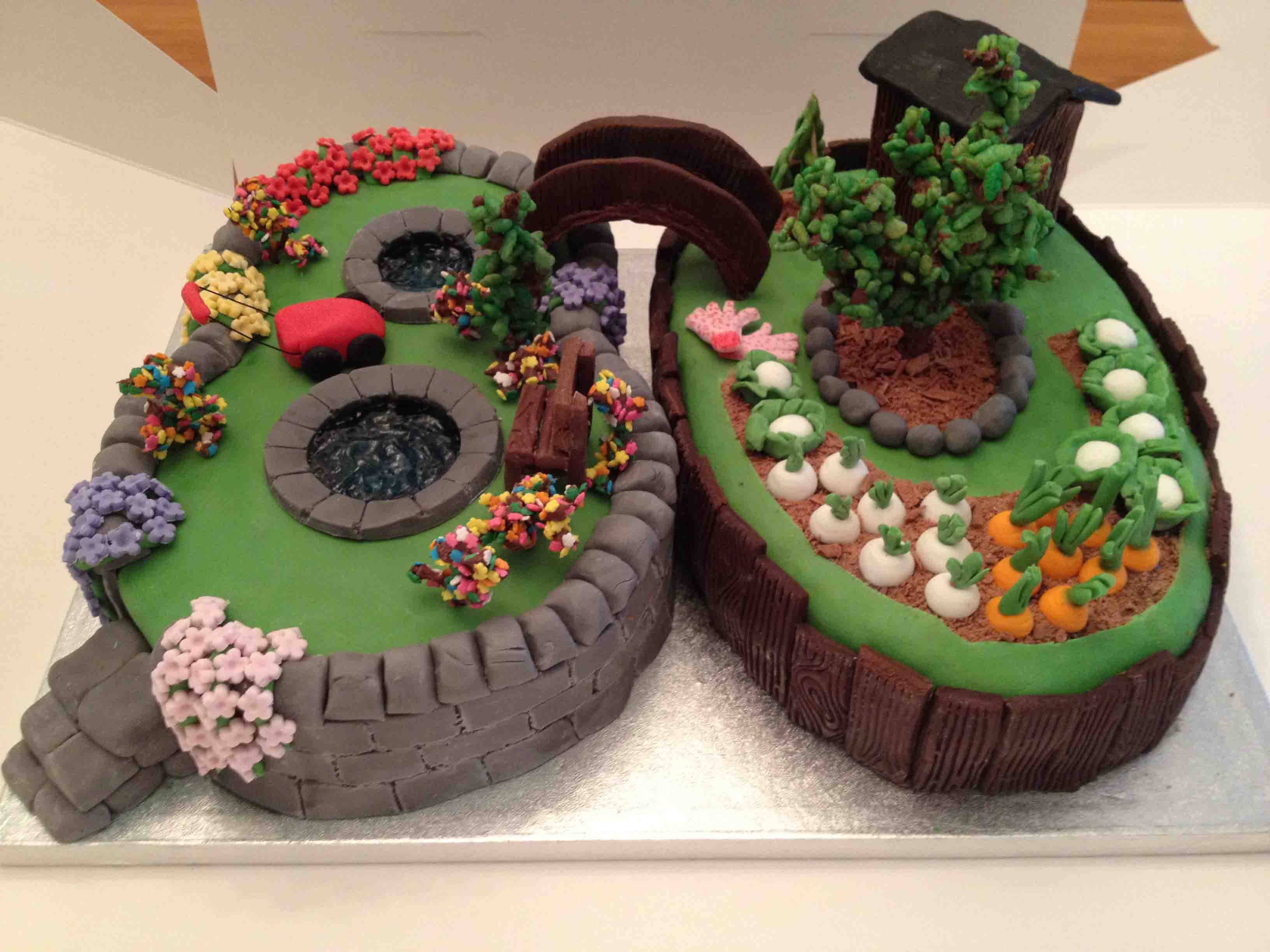 Flower Garden Birthday Cake Birthday Cakes