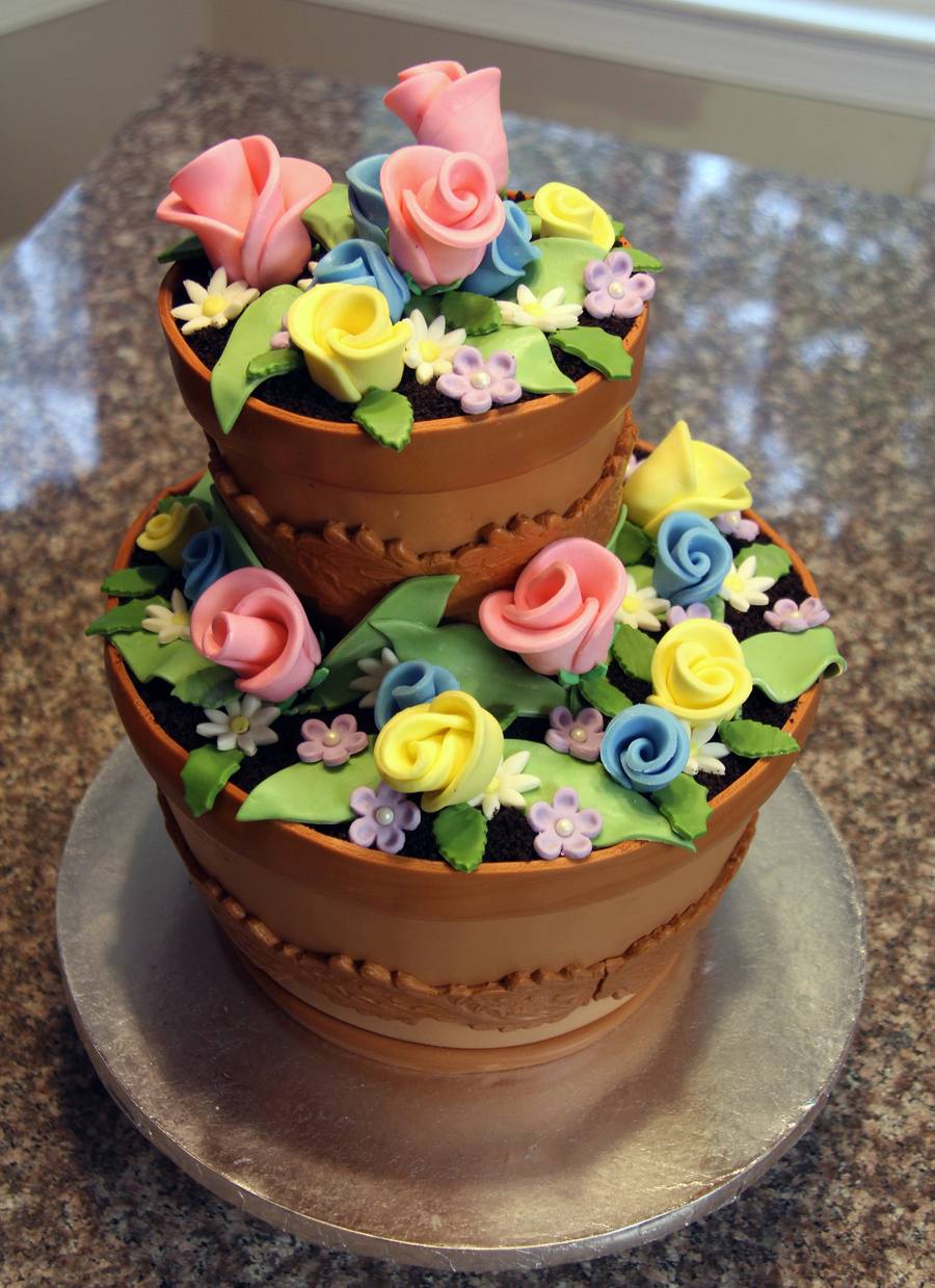 Garden Cake Cakecentralcom