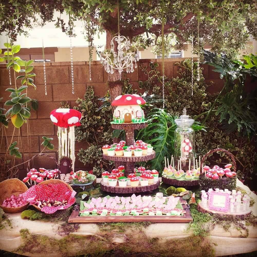 Karas Party Ideas Enchanted Fairy Garden Birthday Party
