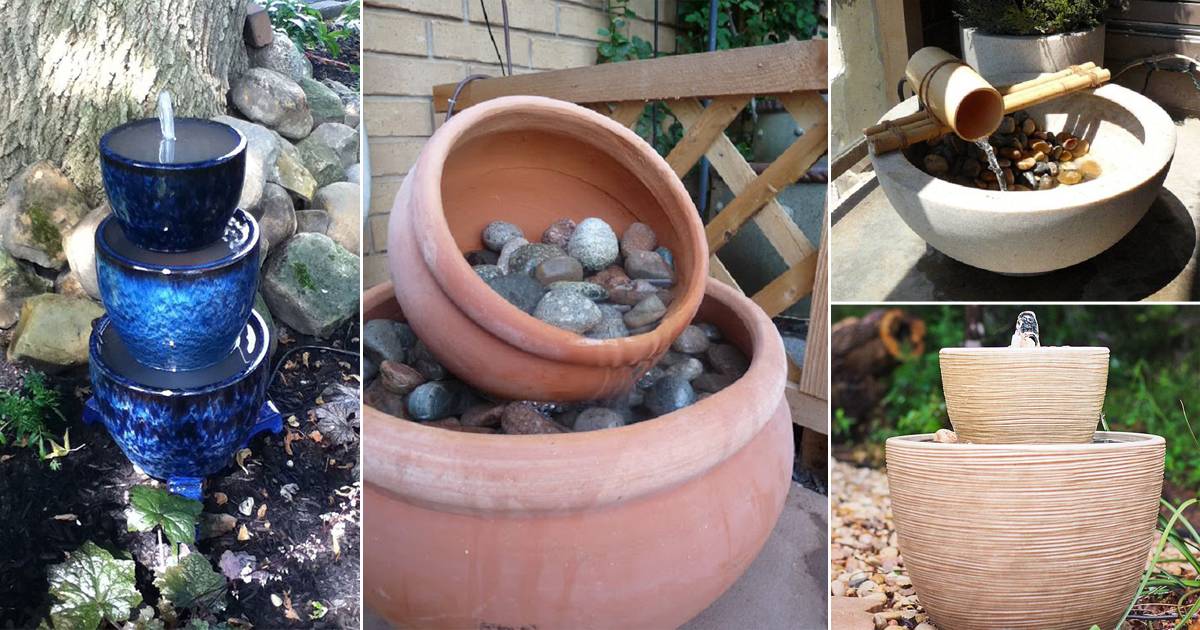 Diy Container Water Fountain Ideas