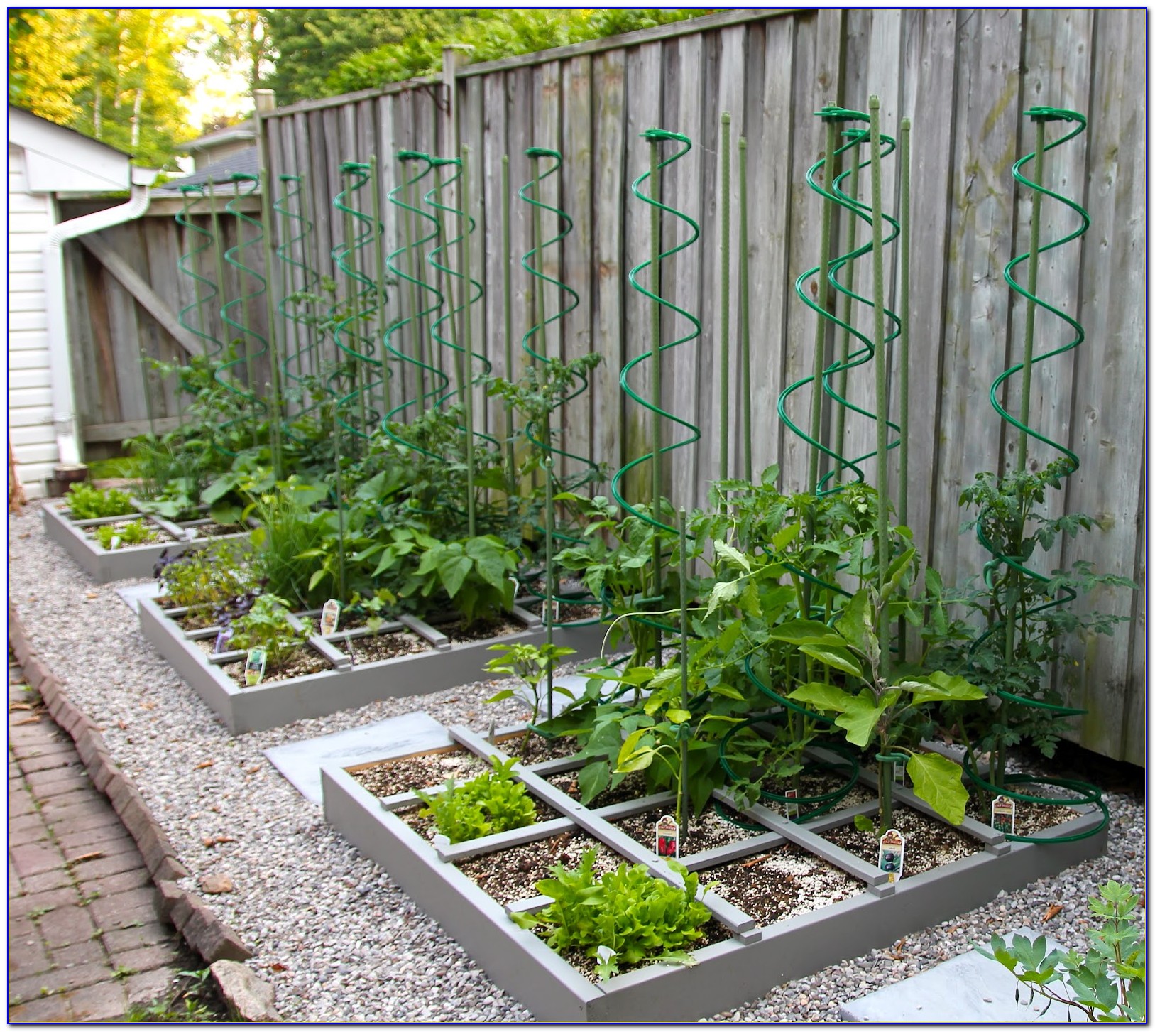 Square Foot Gardening Layout Spacing Guide