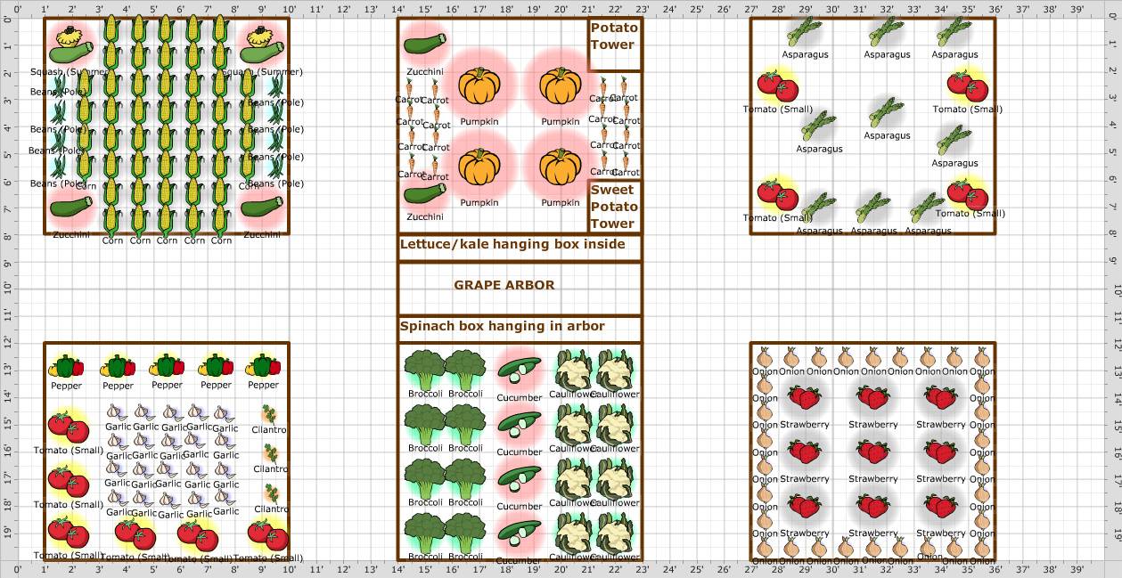 Square Foot Gardening Sample