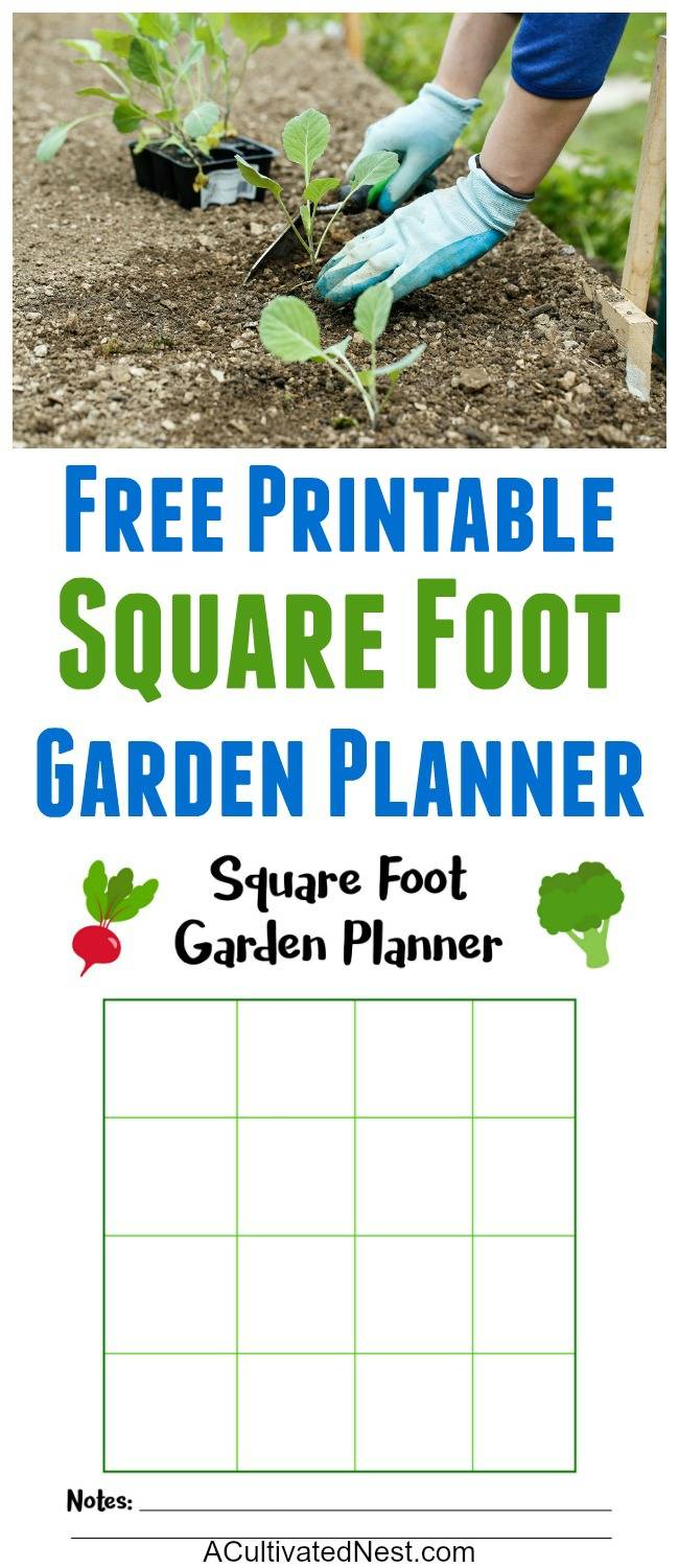 Free Square Foot Garden Planner