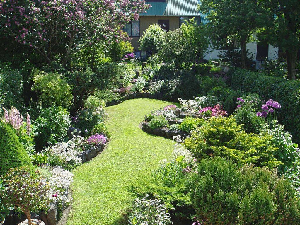 Square Garden Design Terrace Garden Design