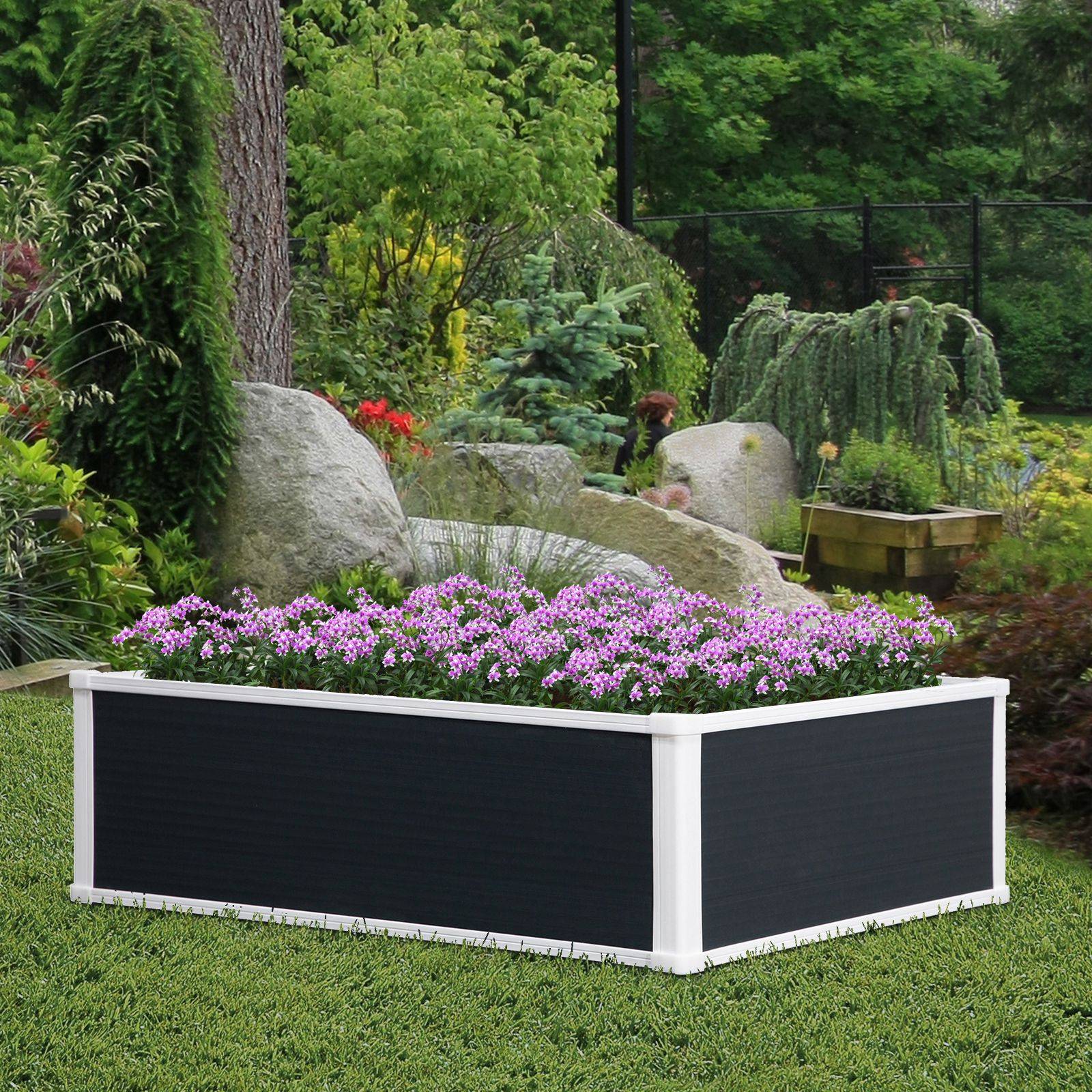Fabulous Outdoor Wooden Planters Ideas