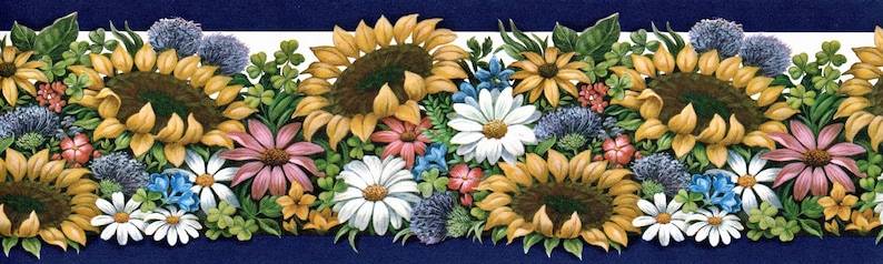 Spring Flower Baseboard Wall