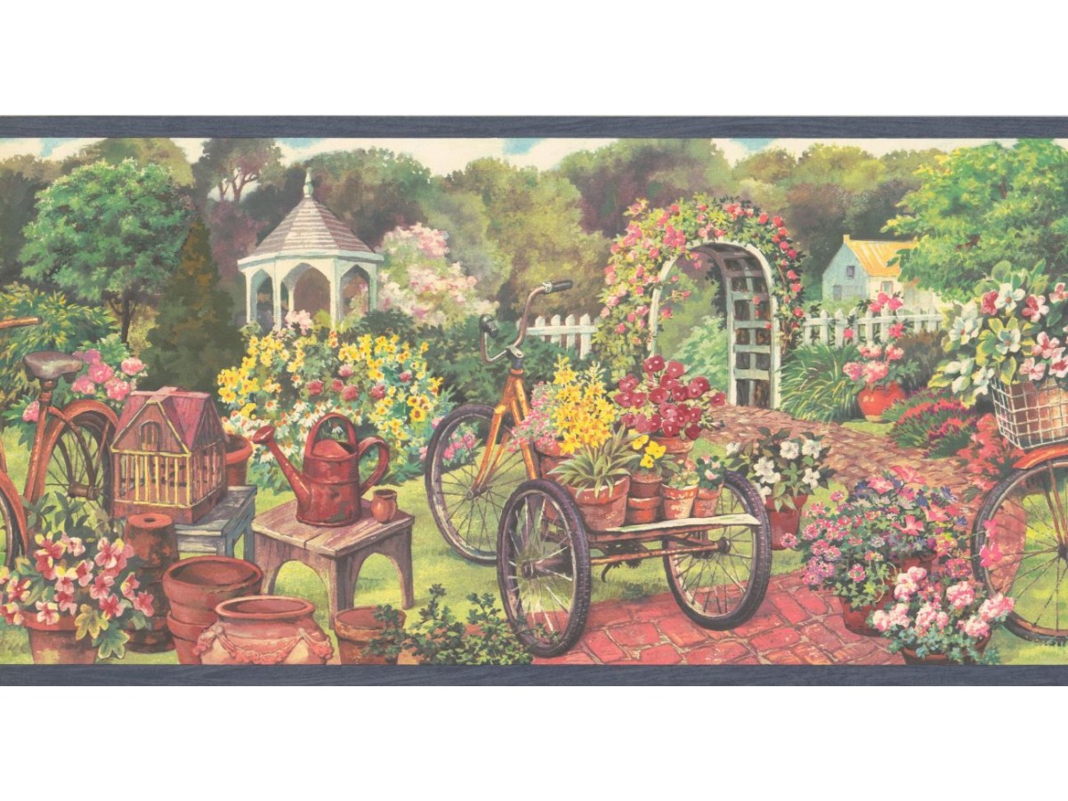 16 Garden Wallpaper Borders Ideas Worth a Look SharonSable
