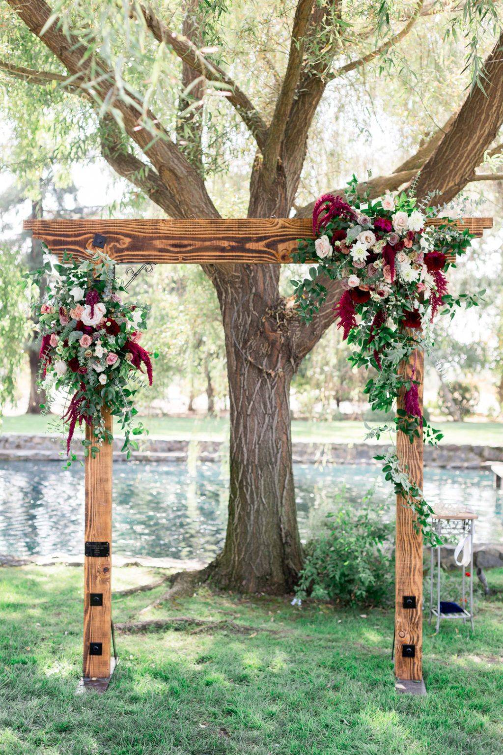 Outdoor Fall Wedding Arches