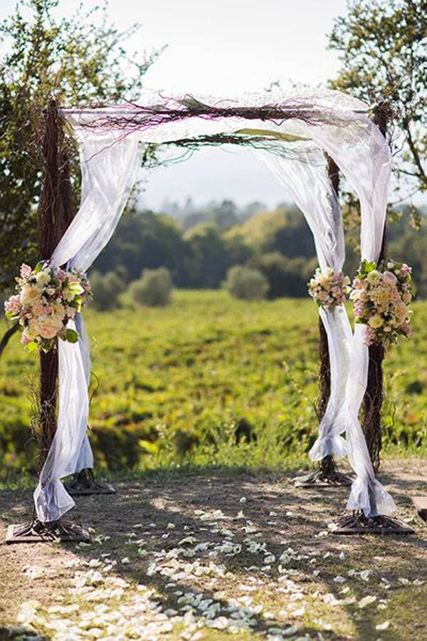 Intimate Backyard Outdoor Weddings