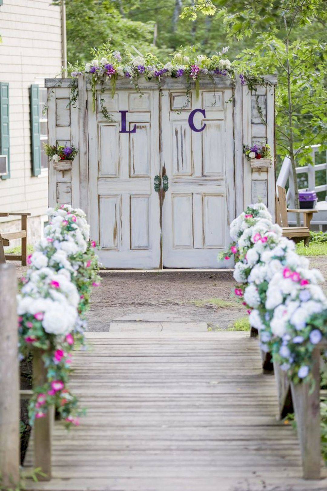 Outdoor Wedding Altar Rustic Wedding Backdrops Fall Wedding Arches