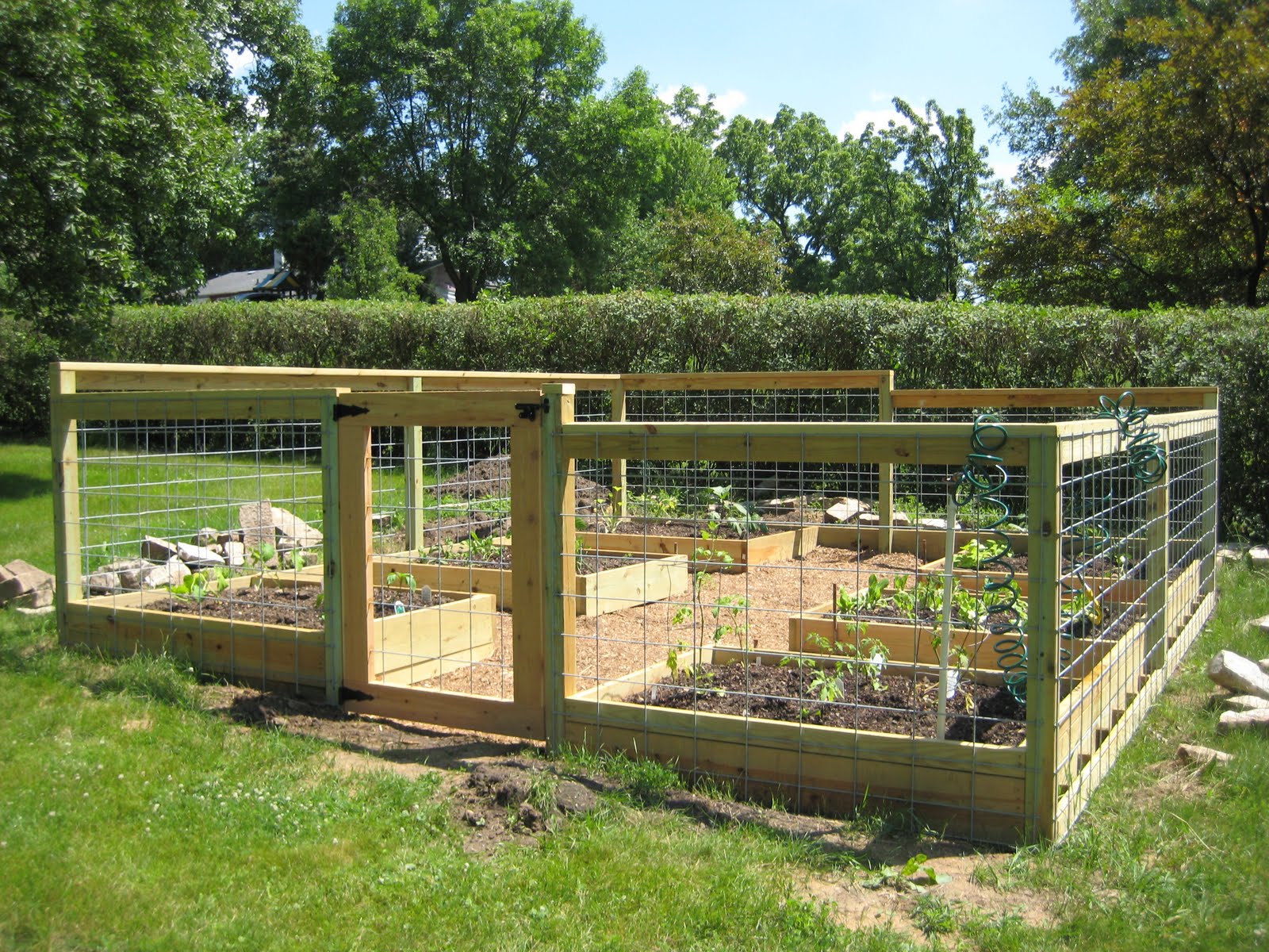 Enclosed Garden Bed