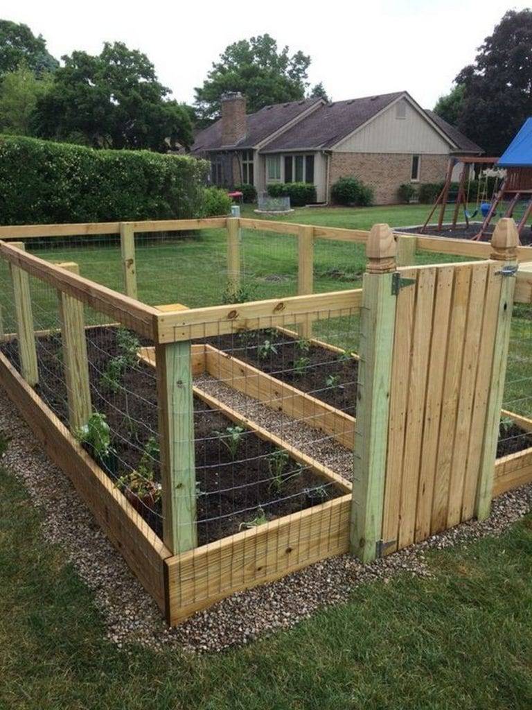 Vegetable Garden Raised Patio Backyard Wood Bed Containers