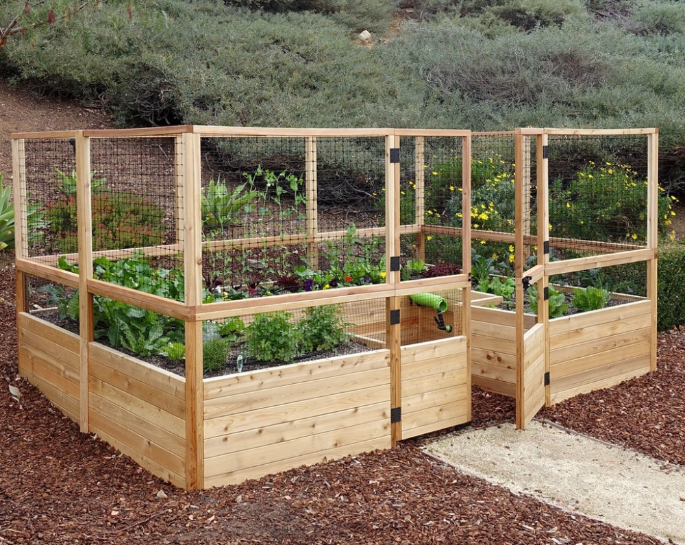 X Rabbitproof Raised Garden Bed
