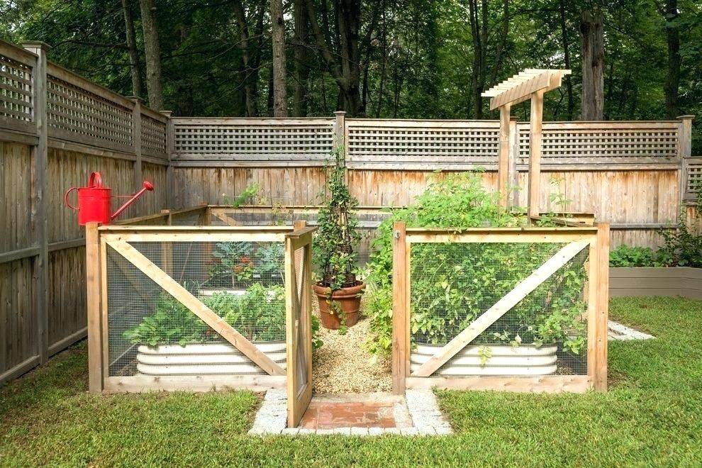 Garden Rabbit Fence Raised Bed Vegetable Garden