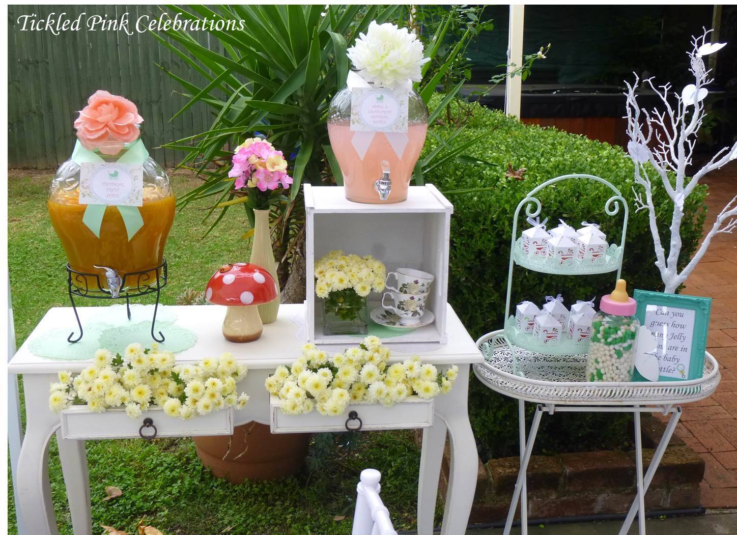 Chic Floral Garden Baby Shower Baby Shower Ideas Themes Games