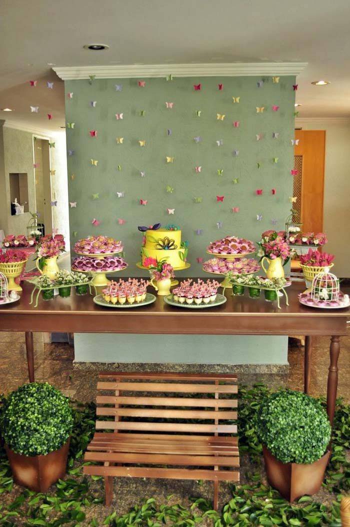 Karas Party Ideas Pastel Butterfly Garden Party Planning Ideas