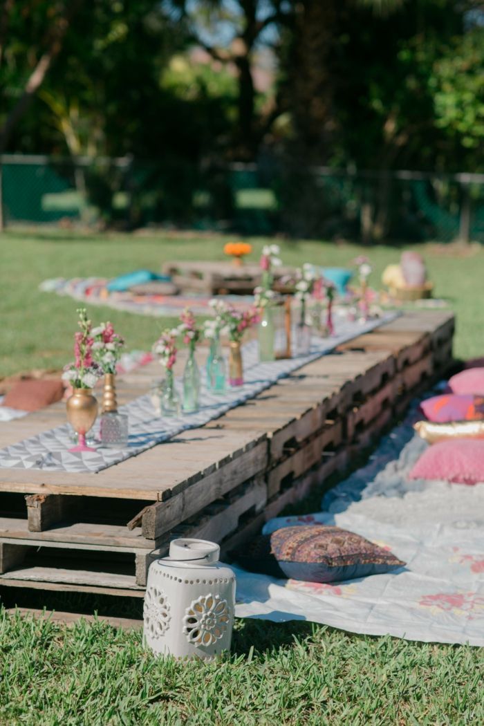Garden Themed Tablescape Retirementparty