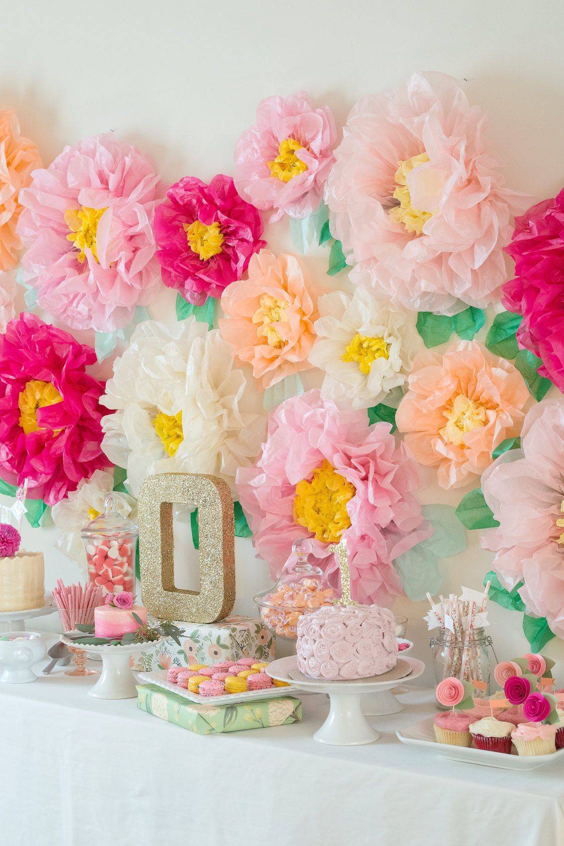 A Spring Garden Theme Tea Party Table