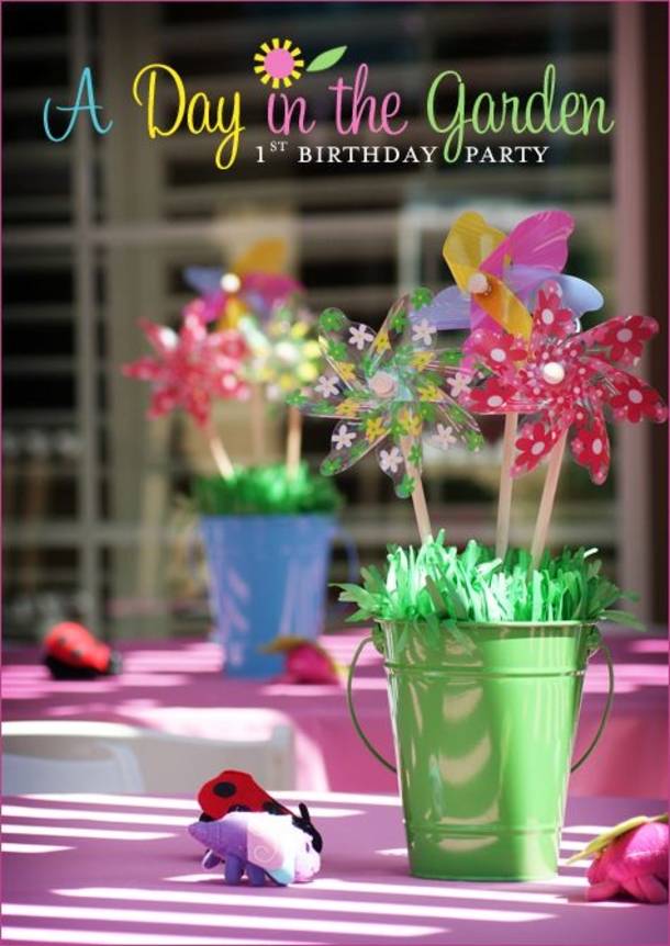 Karas Party Ideas Spring Garden Birthday Party