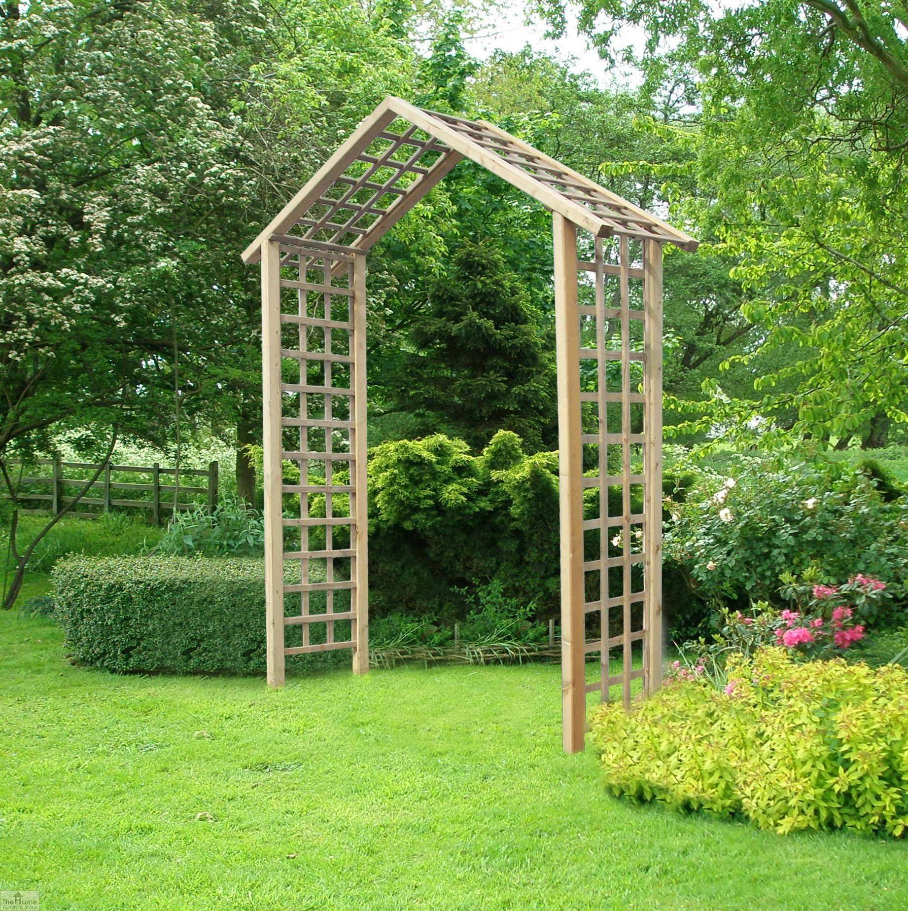 Rustic Cedar Standard Garden Arch