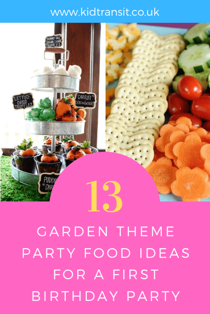 Garden Themed First Birthday Party Food And Drink Ideas Kid Transit