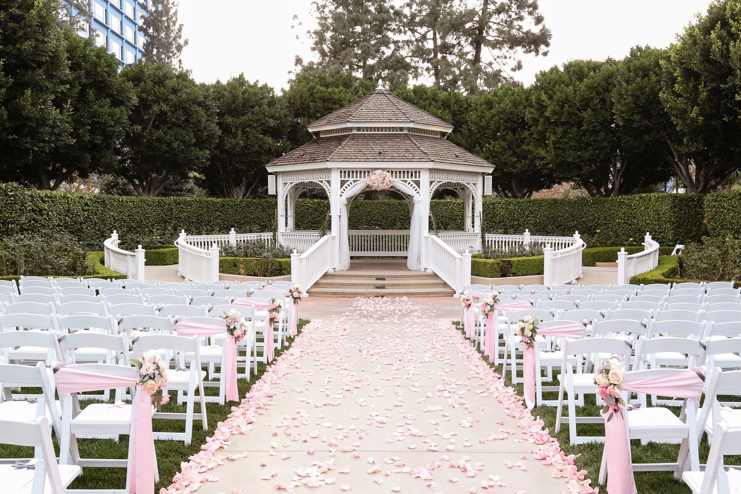 Rose Court Garden Married At Disneyland