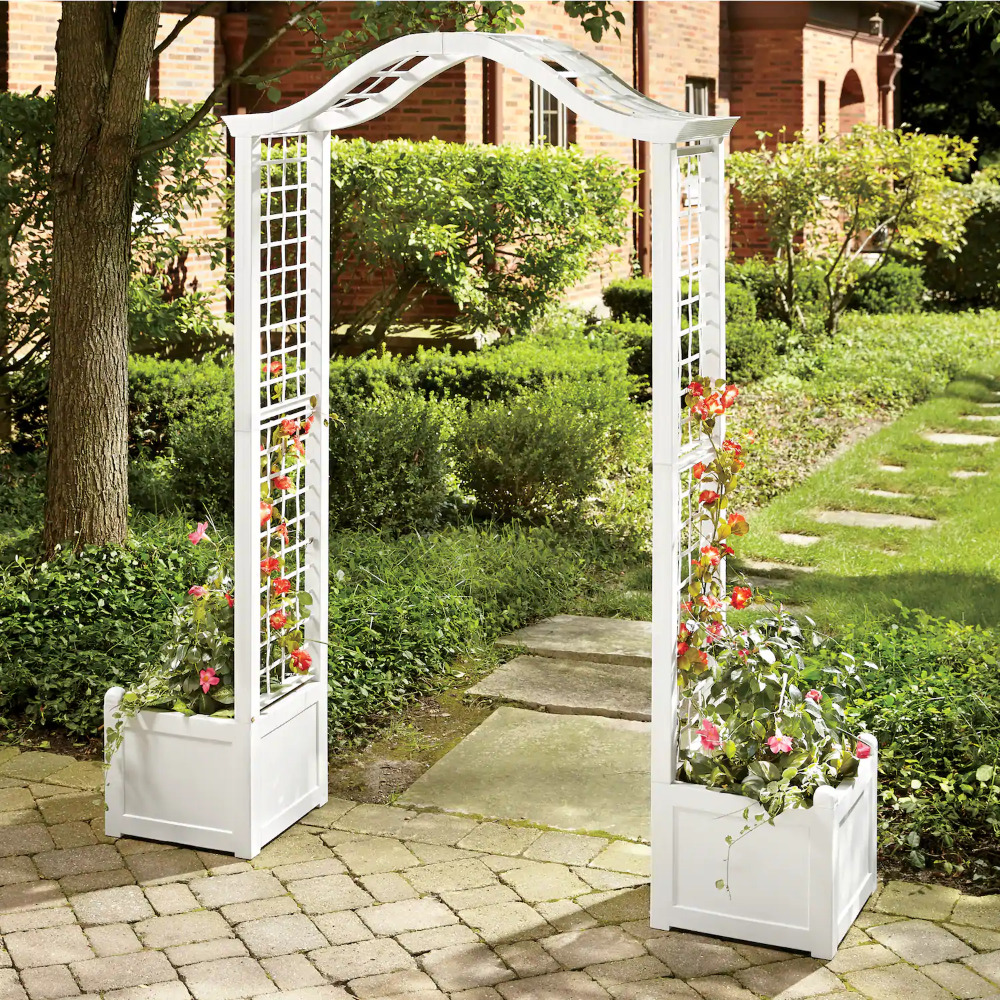 Trellis Arbor Entrance Garden Arch Western Red Cedar Yard Pathway