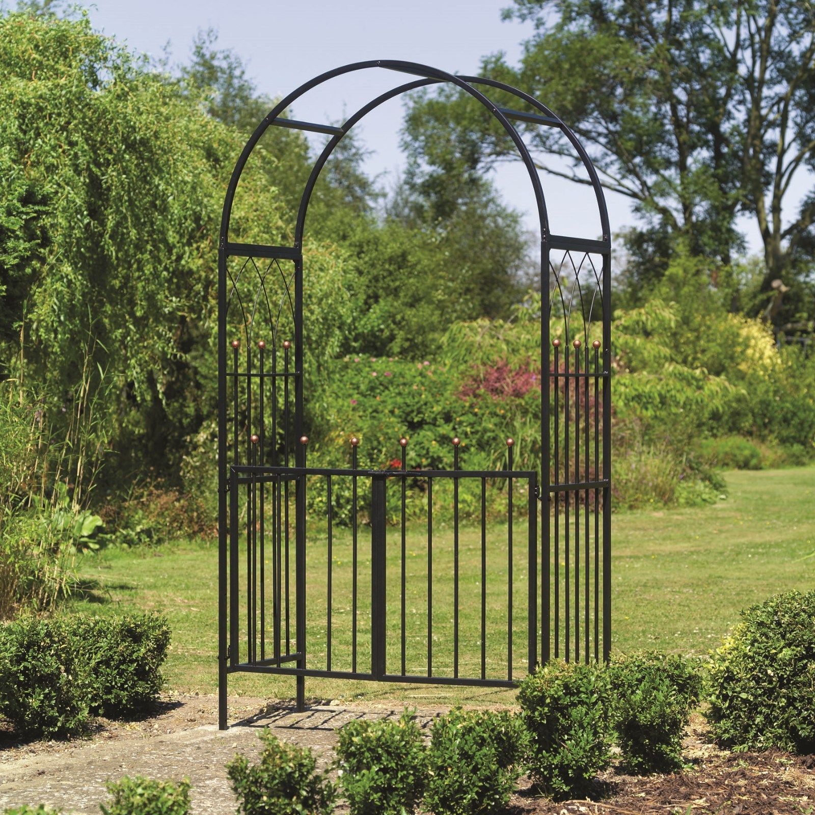 21 Black Metal Garden Arch Ideas You Should Look SharonSable