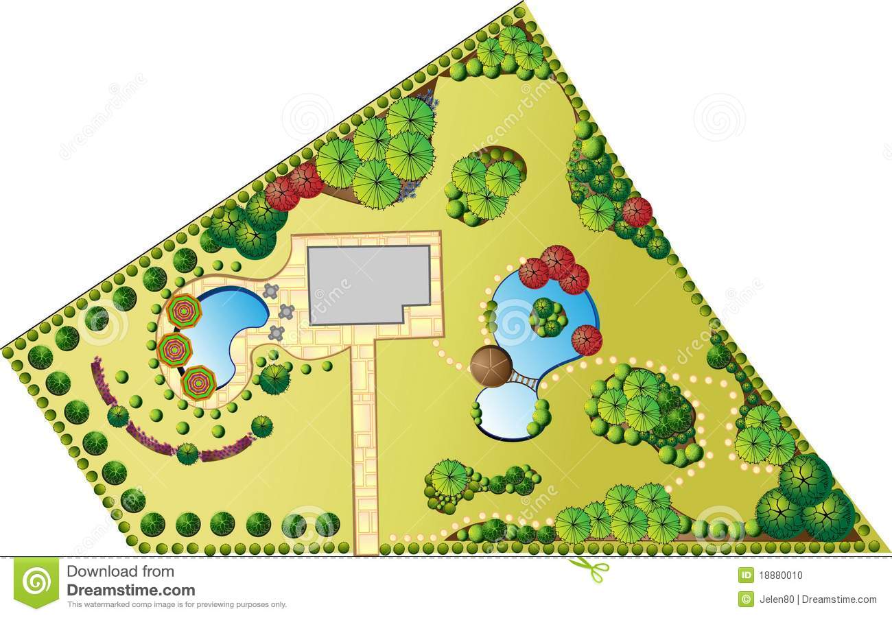 Garden Plots And Spring Plantings Stock Photo Image