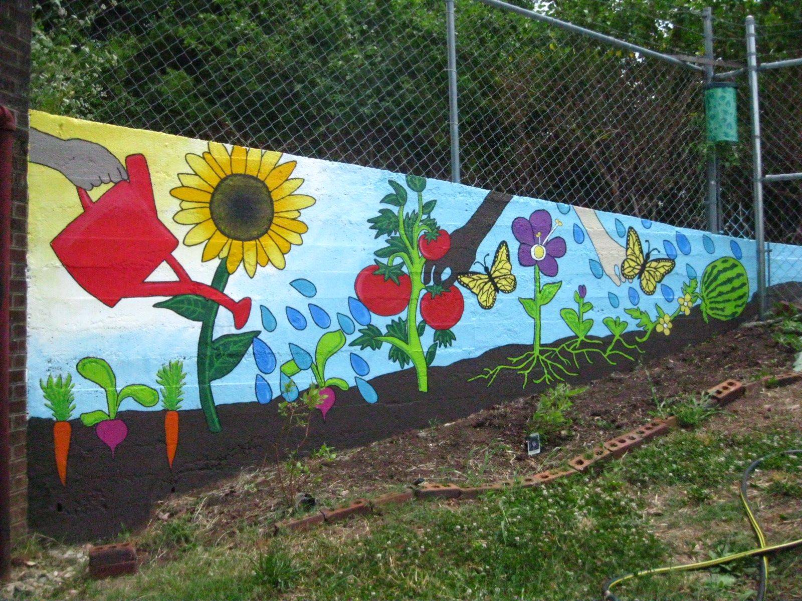 Community Garden Bunker Mural