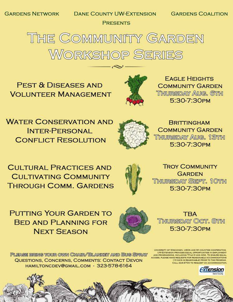 New Community Garden Meeting Chicago Community Gardeners