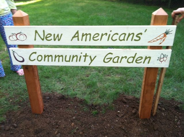 Community Garden Community Gardening Highway Signs