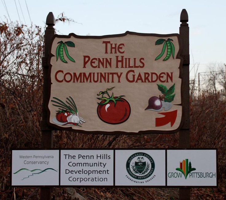 Community Garden Sign