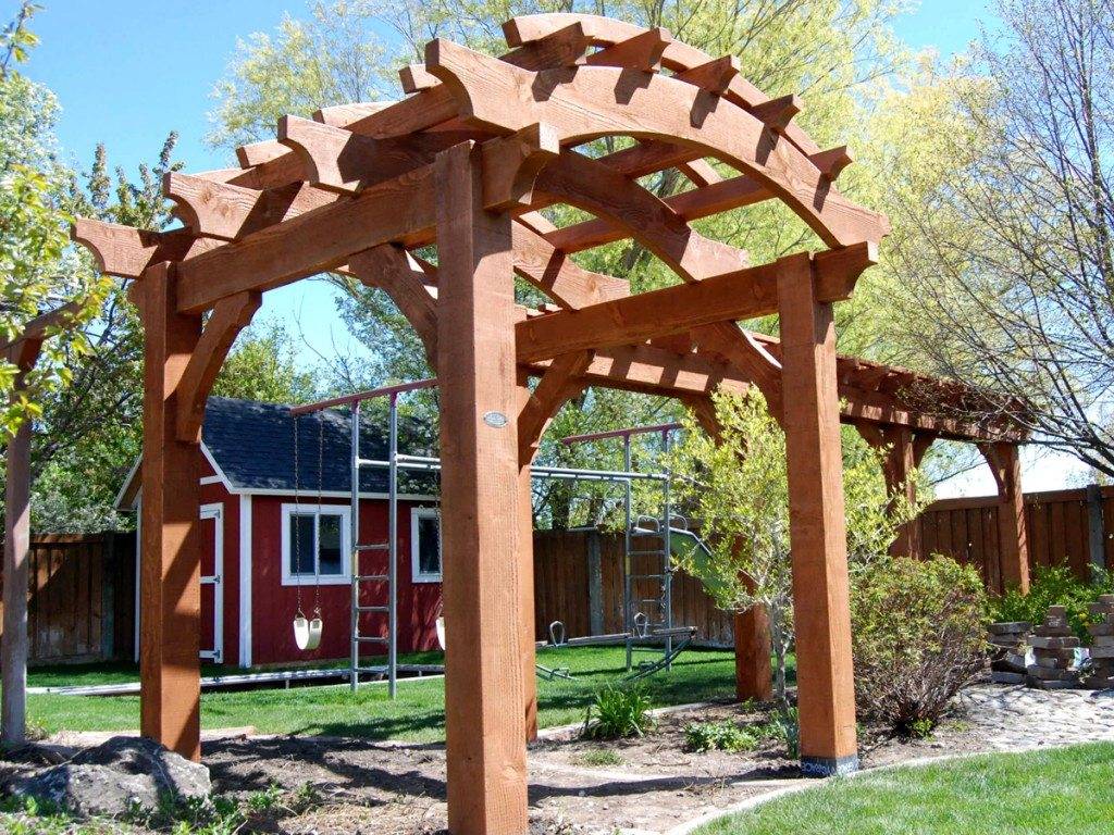 Wrenbury Steel Arbor Arch Trellis