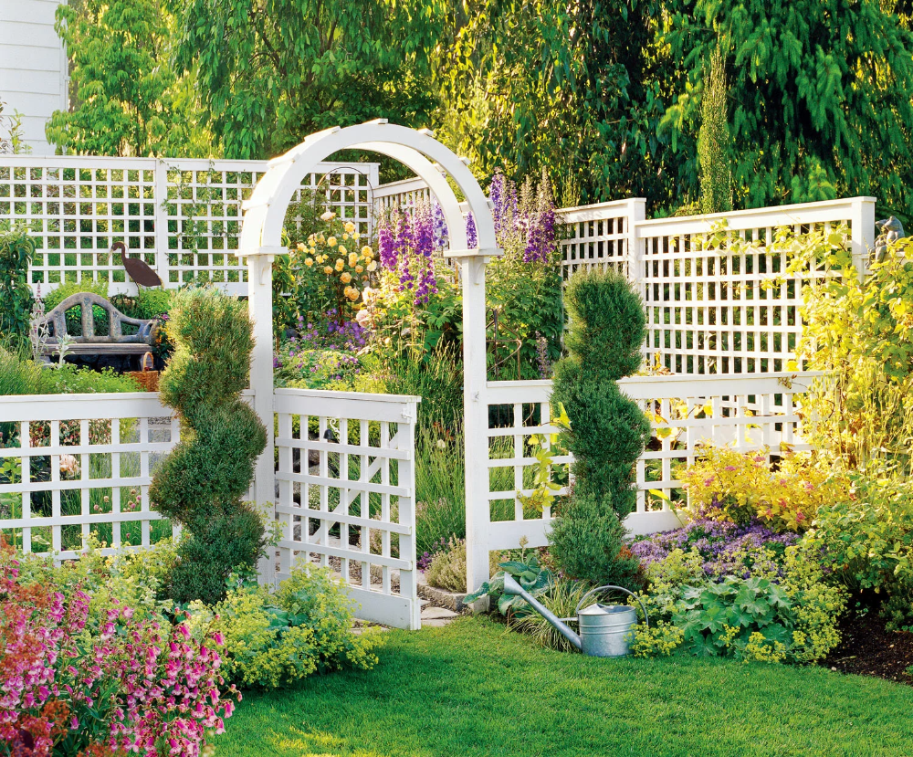 Decorative Metal Garden Trellis