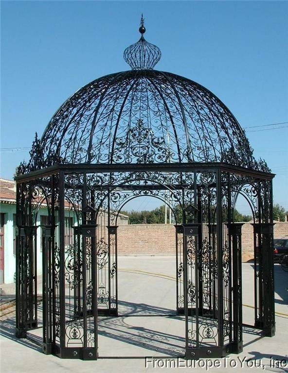 19 Wrought Iron Victorian Garden Gazebos Ideas To Consider SharonSable