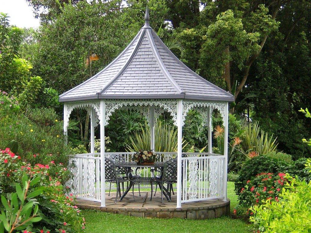 This Stunning Wrought Iron And Cast Iron Victorian Gazebo