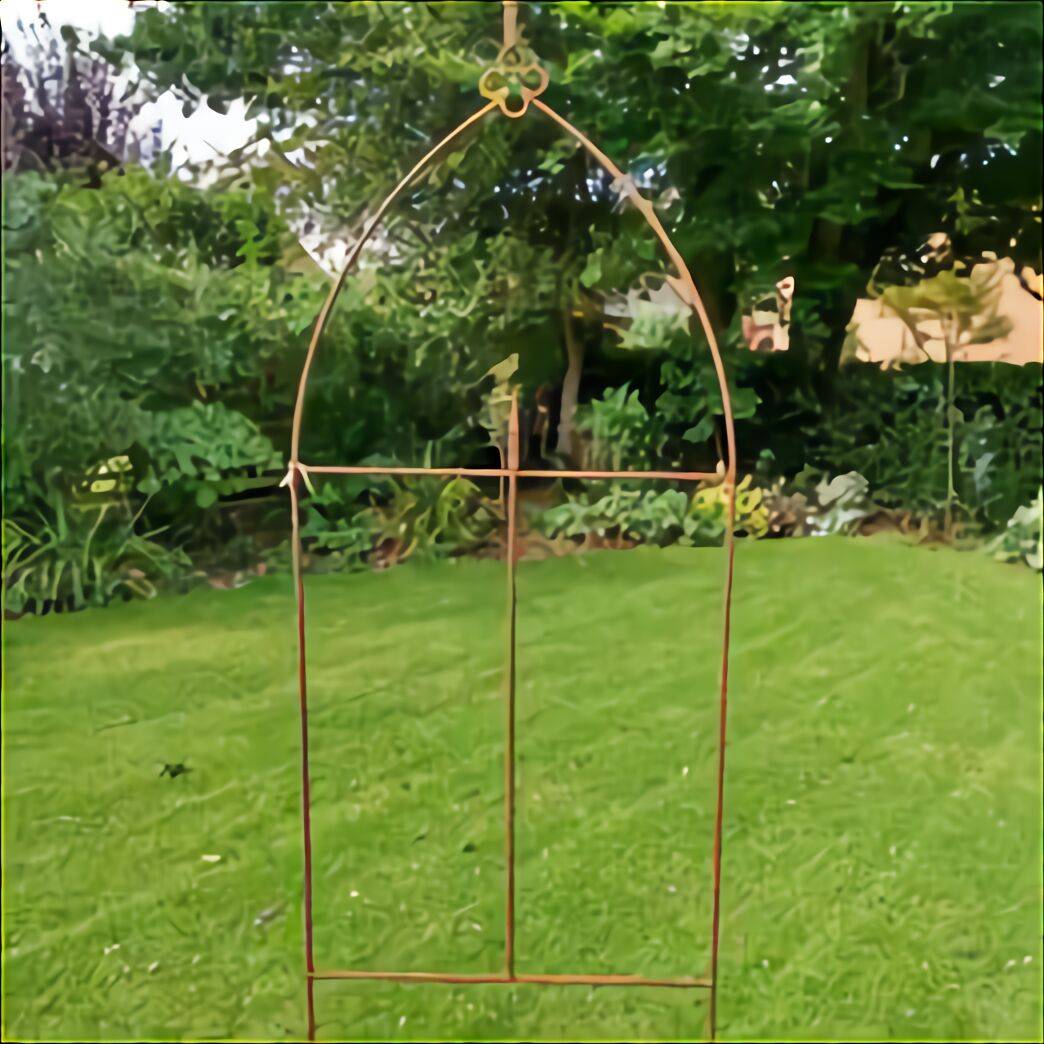 Metal Arched Garden Arbor