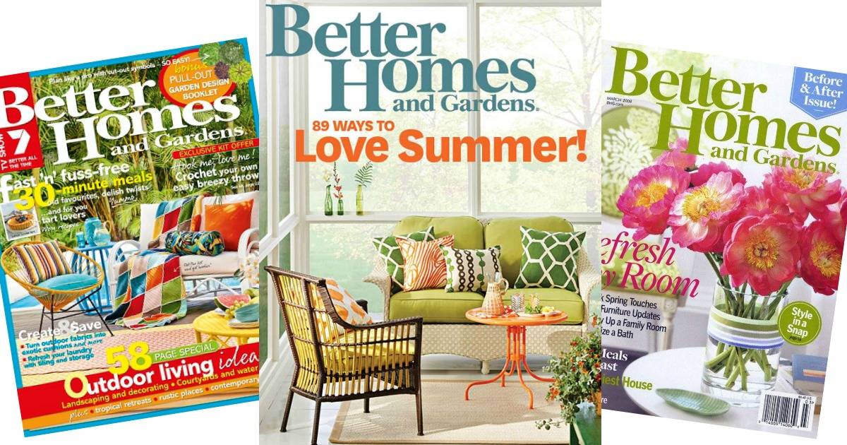 Better Homes Garden Magazine