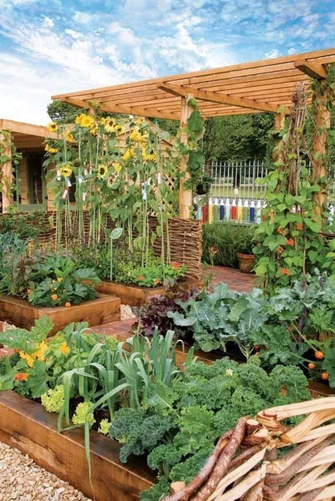 Apartment Patio Vegetable Garden A