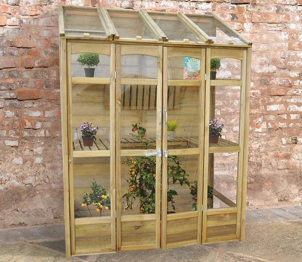 Forest Garden Victorian Tall Wall Greenhouse