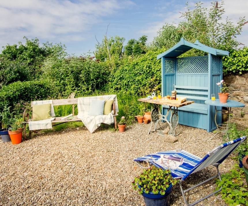 Shabby Chic Gazebo Style Pergola Satellite Dish