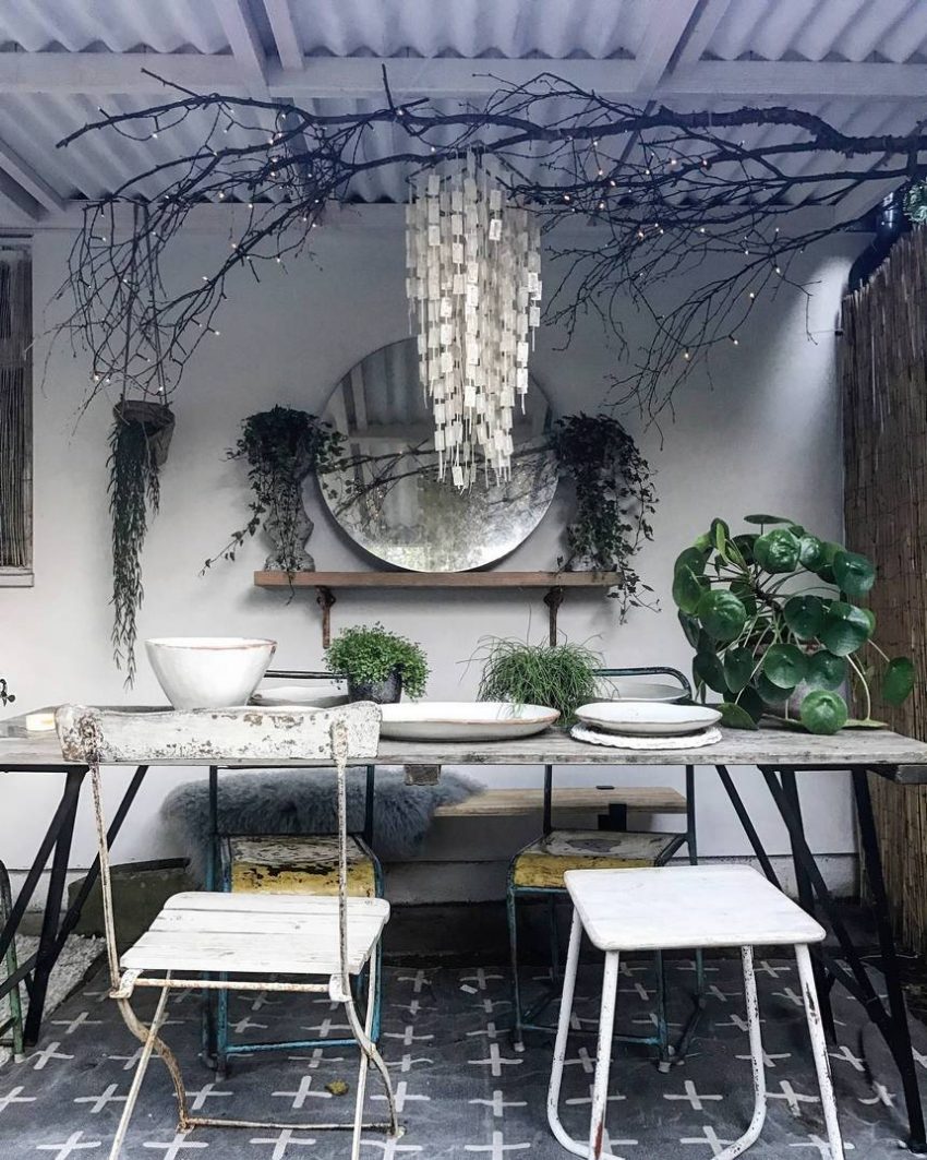 Shabbychic Style Outdoor Patio Design Ideas